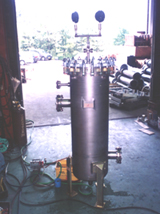 チタン溶接 フィルターハウジングTP-340